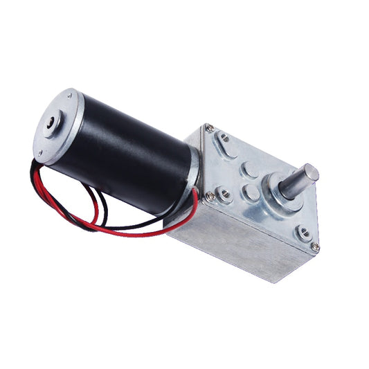 12V 24V Reduction Gear Motor Full Metal Turbine High Torque Low Speed Worm Gearbox DC Motor